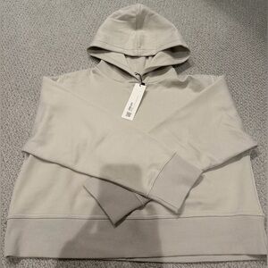 Zara Women's Hoodie Sweater - Beige / Large